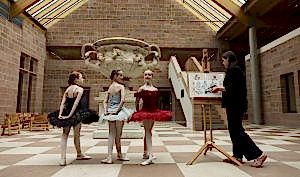 Drawn by Sarah Wilson-Boyd at The Burrell Collection.