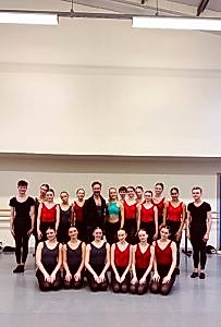Northern Ballet School workshops for The Dance School of Scotland young people.