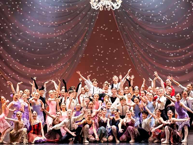 Group image of the young people at The Dance School of Scotland