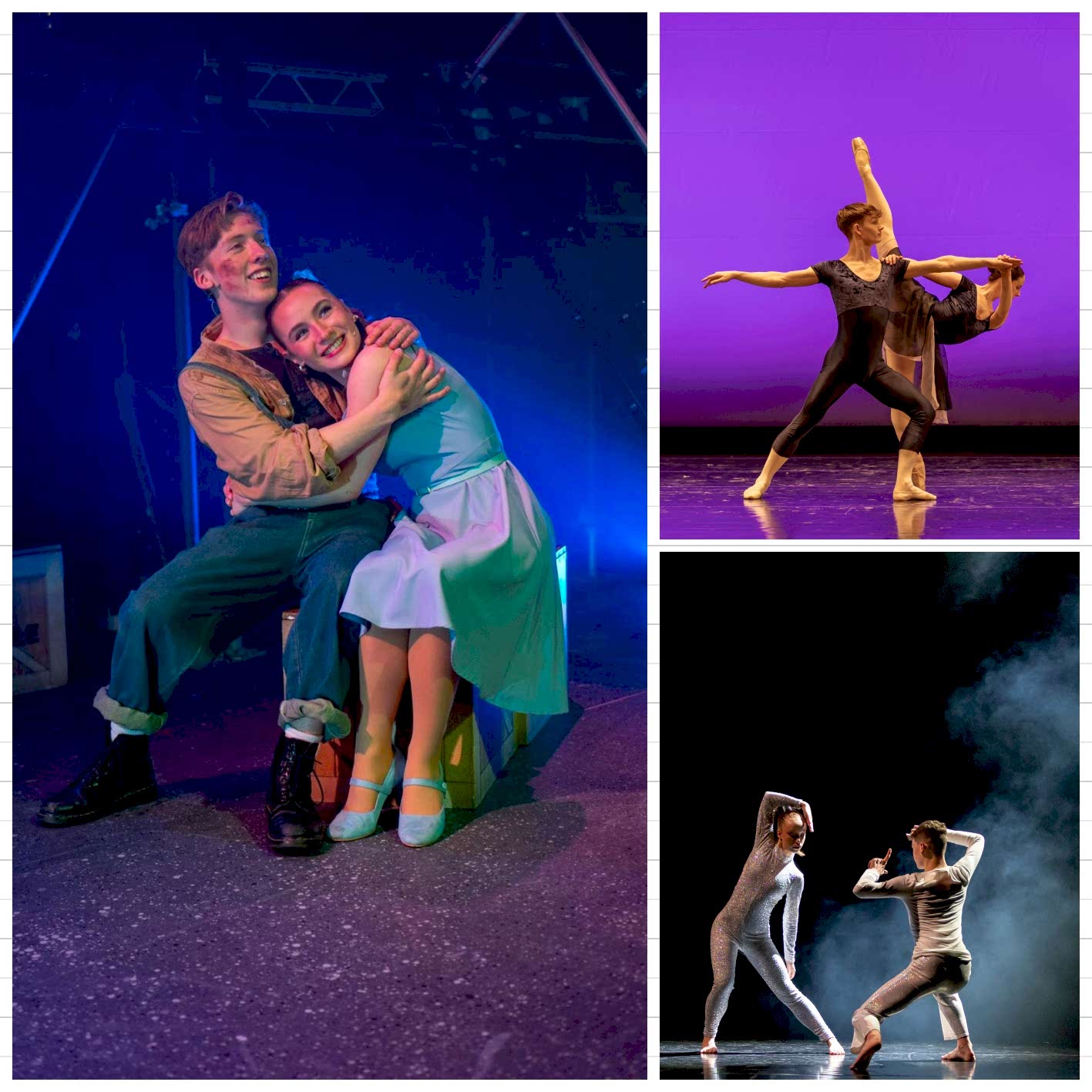 The young people of The Dance School of Scotland performing at Glasgow Theatre Royal and Websters Theatre Glasgow.